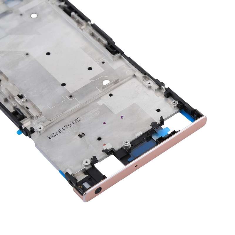 Front Housing LCD Frame Bezel Plate for Sony Xperia XA1 Ultra (Rose Gold)