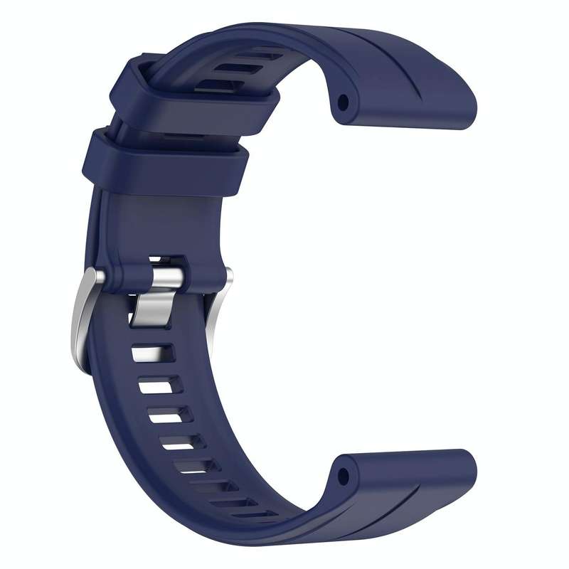 For Garmin Forerunner 955 / 255 / 745 22mm Silicone Watch Band(Dark Blue)