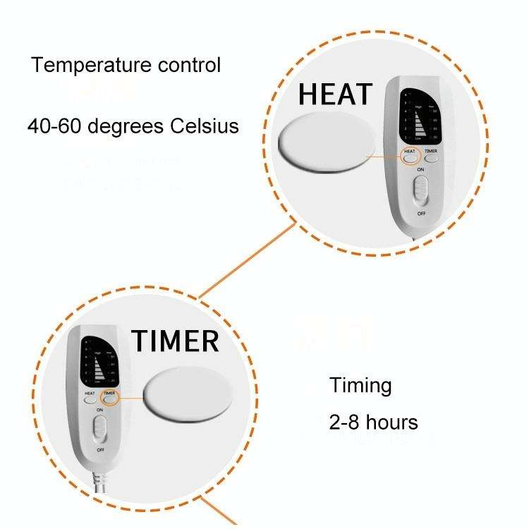 Plug-in High-top Electric Foot Warmer Heated Foot Warmer Boots UK Plug 240V(Dark Gray)