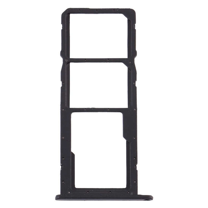 SIM Card Tray + SIM Card Tray + Micro SD Card Tray for Huawei Honor 8A Pro (Black)