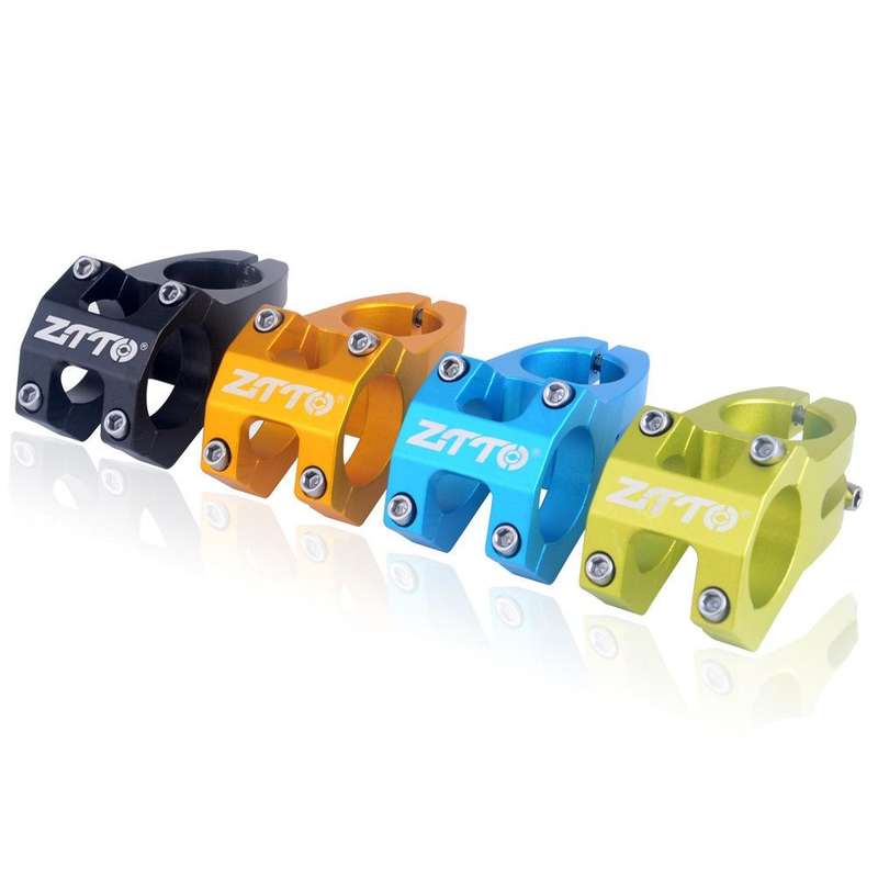 ZTTO Cycling Accessories MTB Bike Handlebar Stem Suitable for 31.8mm(Yellow)