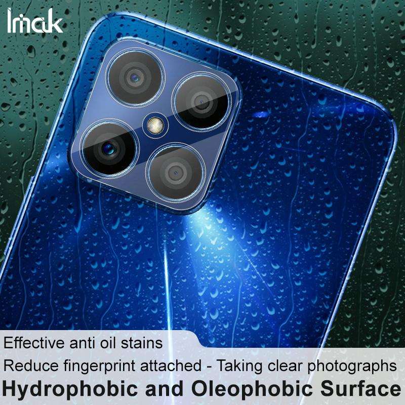 For Honor X8 2022 imak Integrated Rear Camera Lens Tempered Glass Film with Lens Cap