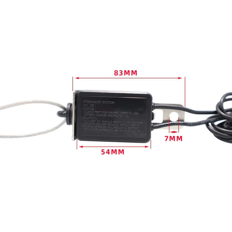 Trailer 4ft Brake Release Switch Breakaway Switch