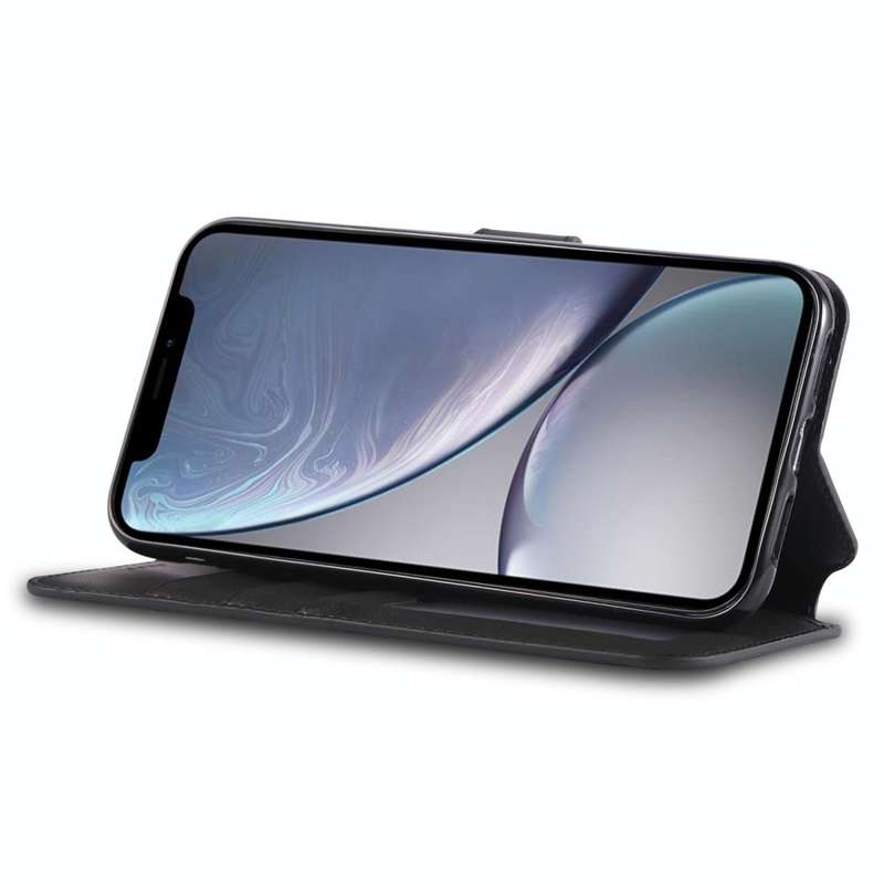 For iPhone XR AZNS Calf Texture Magnetic Horizontal Flip PU Leather Case with Holder & Card Slots...