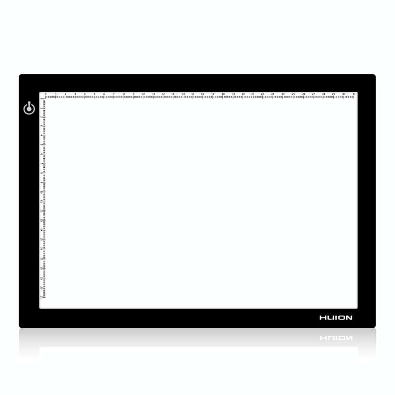 Huion L4S USB Portable 17.7 inch Ultra Slim Adjustable Brightness Art Craft Tattoo Tracing Light ...