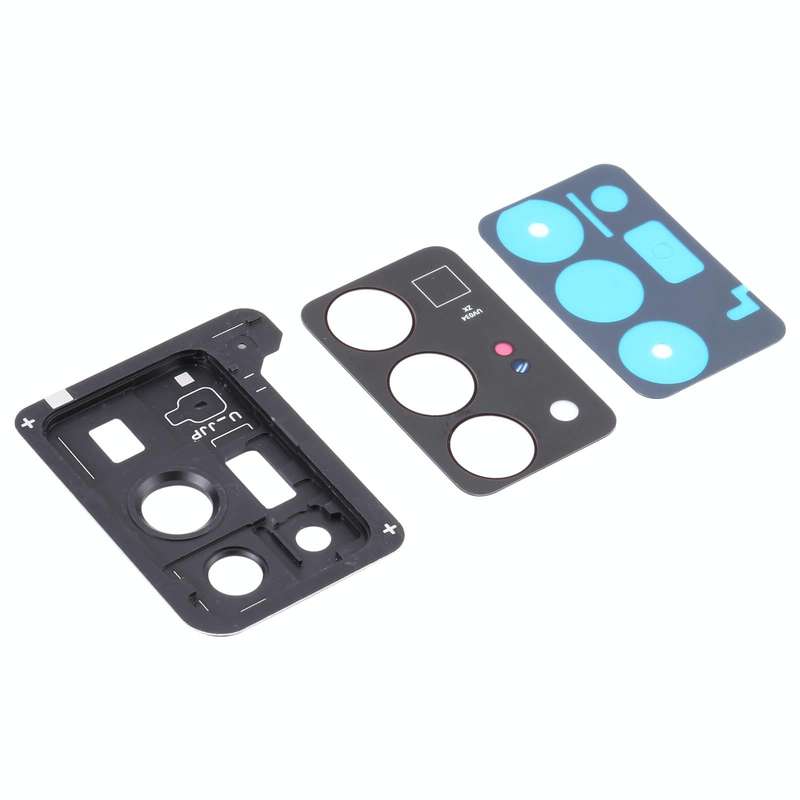 For Samsung Galaxy Note20 Ultra 5G SM-N986 10pcs Camera Lens Cover (Black)