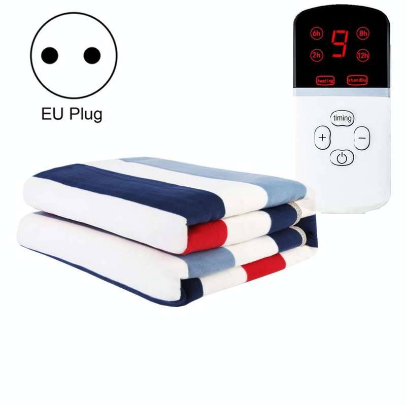 150x120cm Single Control Adjustable Temperature Electric Blanket Electric Mattress(EU Plug)