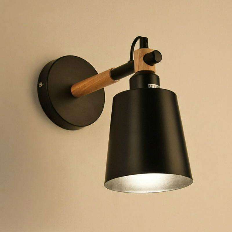 Staircase Aisle Bedside Bedroom Wall Lamp Creative Simple Background Restaurant Oblique Barrel Li...