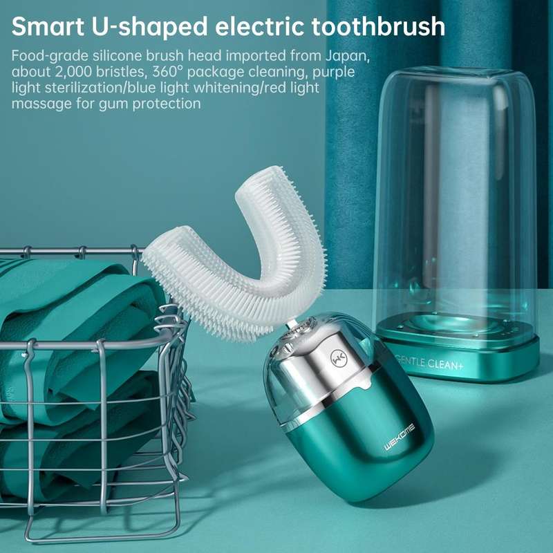 WK WT-C01 Smart U-shaped Electric Toothbrush for Adult (White)