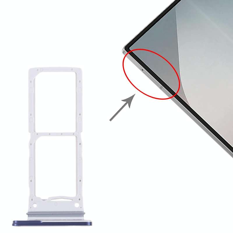For Samsung Galaxy Z Fold6 SM-F956B Original SIM Card Tray + SIM Card Tray (Blue)