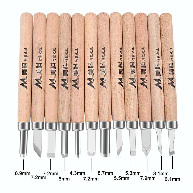 4 PCS/Set MYTEC Multifunctional Woodworking Rubber Stamp Carving Tool Knife