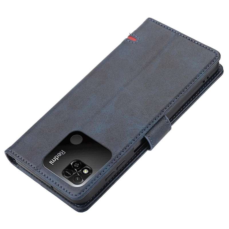 For Xiaomi Redmi 10C Classic Wallet Flip Leather Phone Case(Blue)