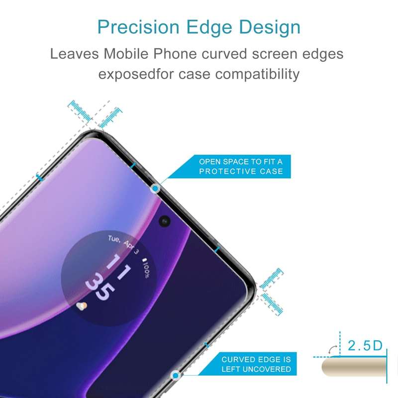 For Motorola Edge 2023 50pcs 0.26mm 9H 2.5D Tempered Glass Film
