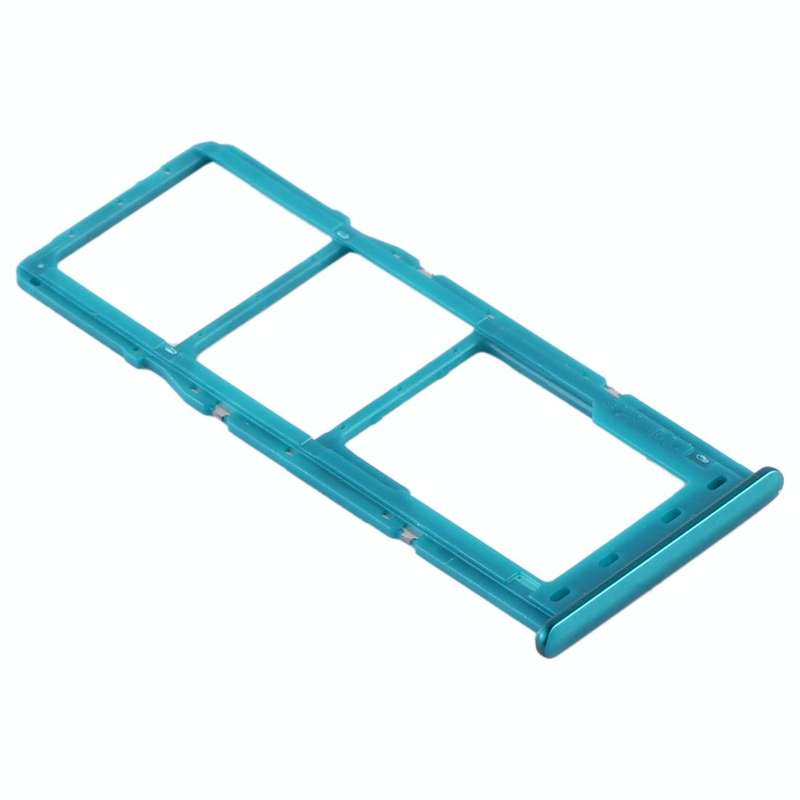 For Samsung Galaxy A30s SIM Card Tray + SIM Card Tray + Micro SD Card Tray (Green)