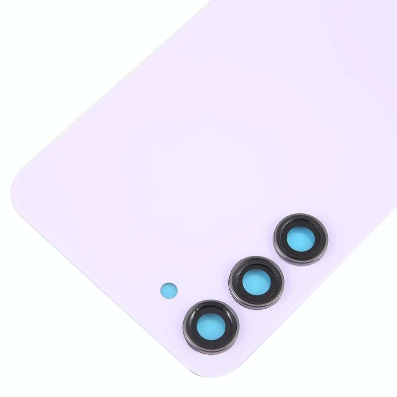For Samsung Galaxy S23+ SM-S916B OEM Glass Battery Back Cover with Camera Lens Cover(Pink)