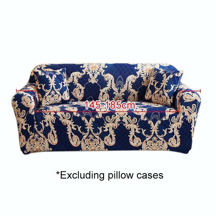 Double Seat Full Coverage Elastic Non-slip Sofa Cover(Classic Elements)