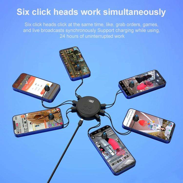 G30 Universal Digital Display Like Device Mobile Phone Automatic Screen Clicker, Style:One Machin...