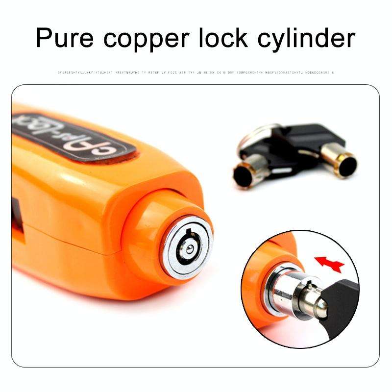 Motorcycles Handle Anti-theft Lock Horn Lock (Black)
