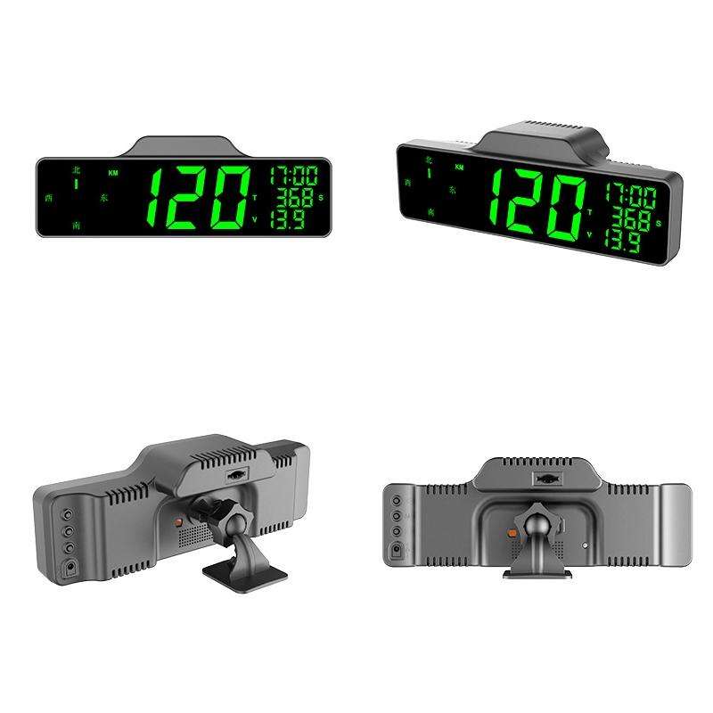 9.0 Inch Screen Car HUD Car Head-up Display Compass Multifunction GPS Speedometer