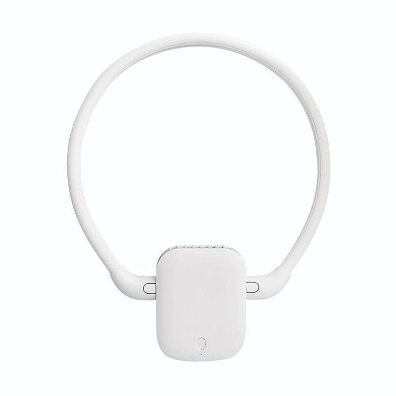 G1 USB Portable Sports Hanging Neck Fan(White)