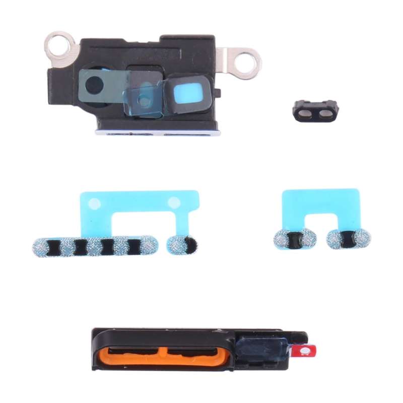 10 PCS Speaker Dustproof Mesh with Frame for iPhone 12 Pro Max(Grey)