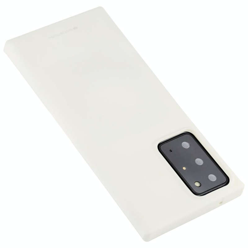 For Samsung Galaxy Note20 Ultra GOOSPERY SOFT FEELING Liquid TPU Drop-proof Soft Case(White)