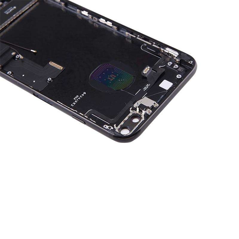 Battery Back Cover Assembly with Card Tray for iPhone 7 Plus (Jet Black)