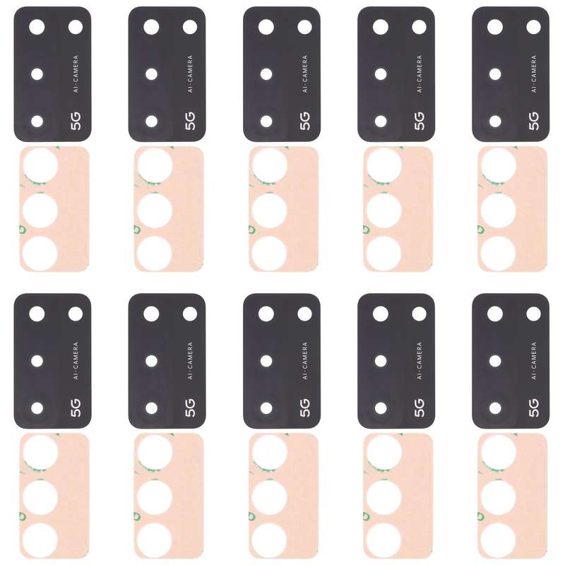 For OPPO A53S 5G 10 PCS Back Camera Lens