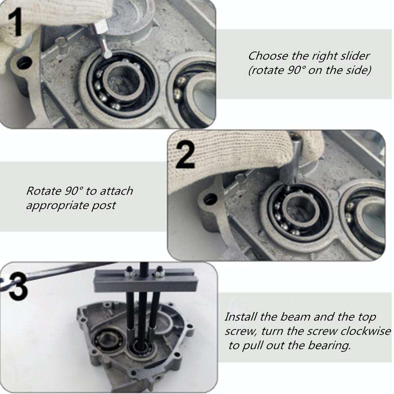 BL1240 13pcs/set Plug-in Bearing Puller Small Bearing Removal Tool