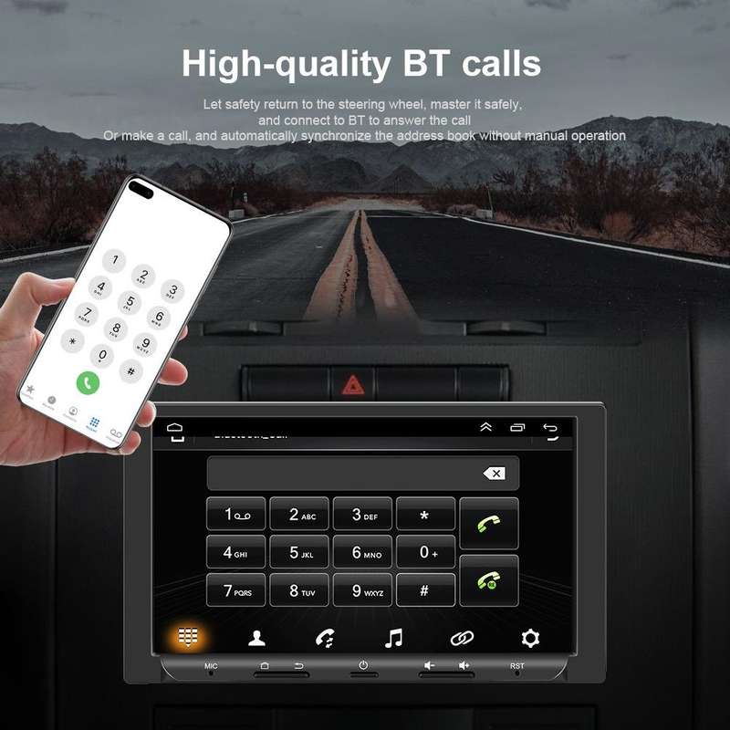 7 inch Carplay GPS Navigation Reverse Integrated Machine, Style: Standard+AHD Camera(1+16G)