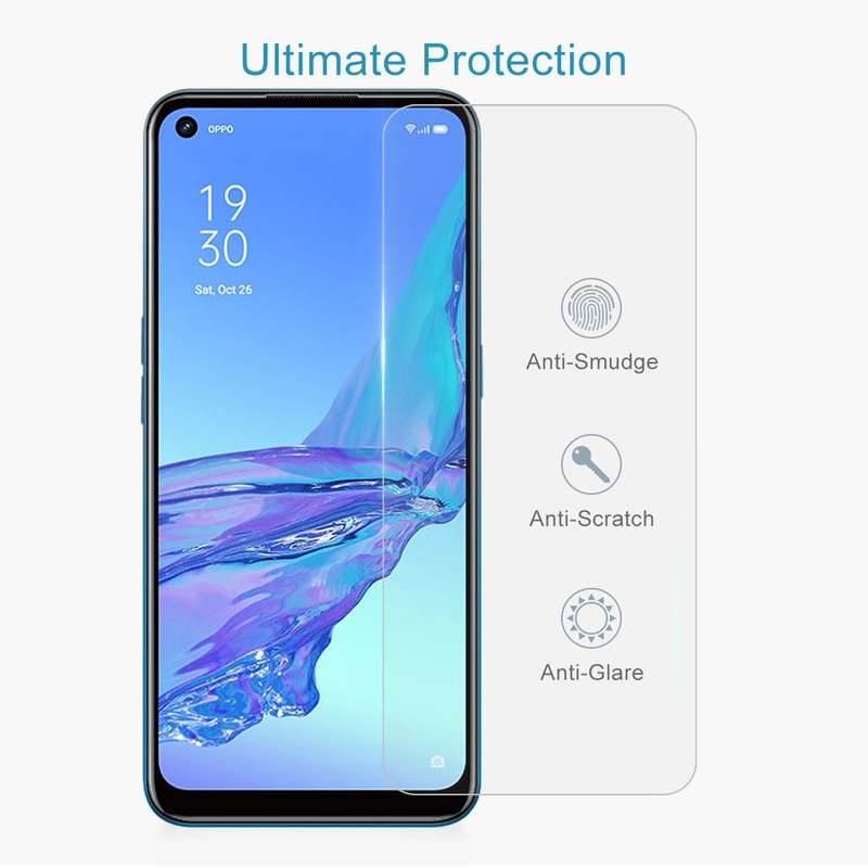 For OPPO A53 10 PCS 0.26mm 9H 2.5D Tempered Glass Film