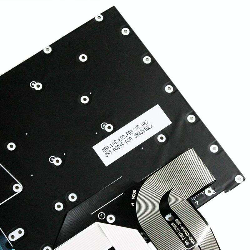 For Lenovo ThinkPad P1 X1 Extreme X1 English Enter Key Backlight Laptop Keyboard