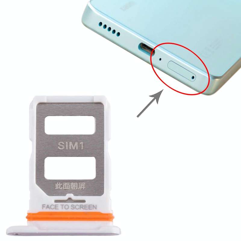 For Xiaomi 12 Lite SIM Card Tray + SIM Card Tray (Pink)