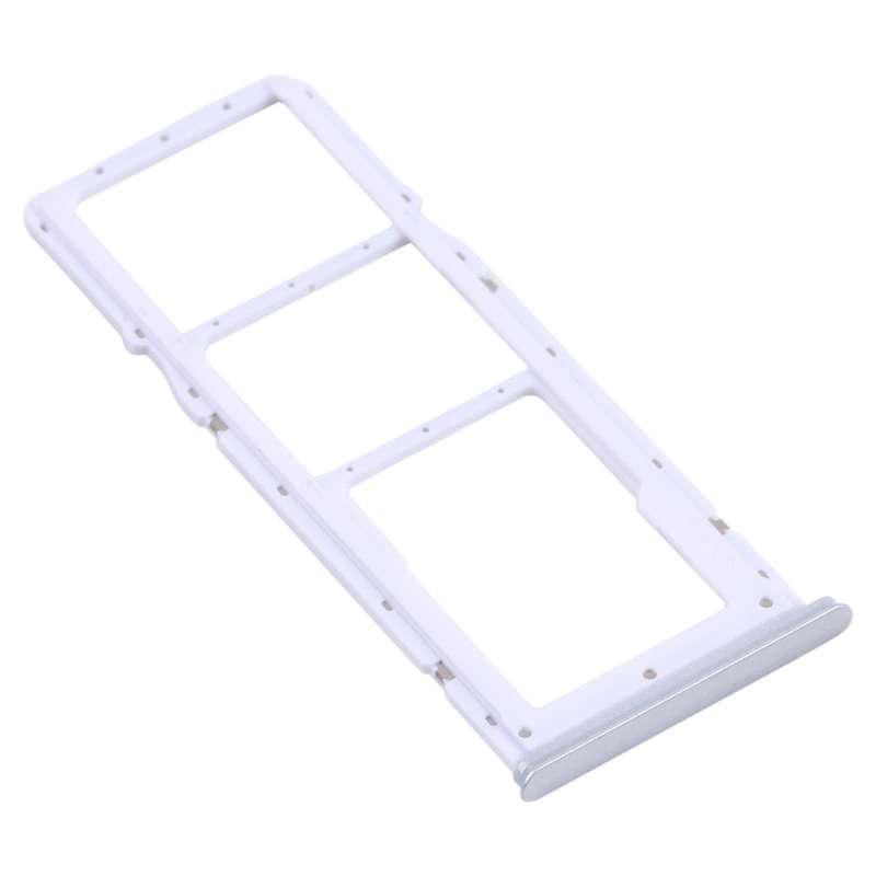 For OPPO Realme 7i (Global)  SIM Card Tray + SIM Card Tray + Micro SD Card Tray (Silver)
