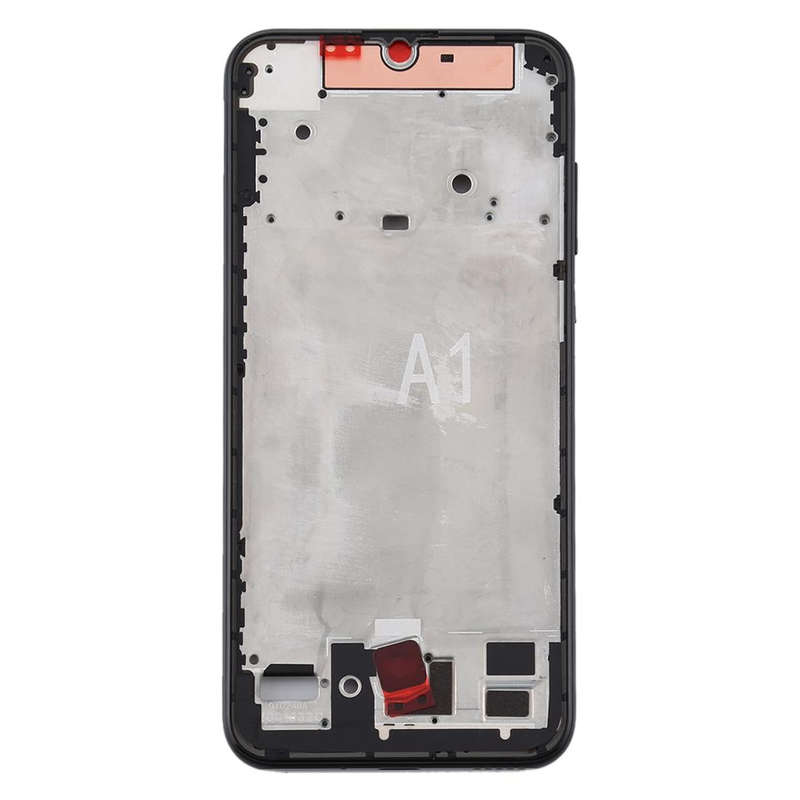 Original Middle Frame Bezel Plate for Huawei Y8p / P Smart S(Black)