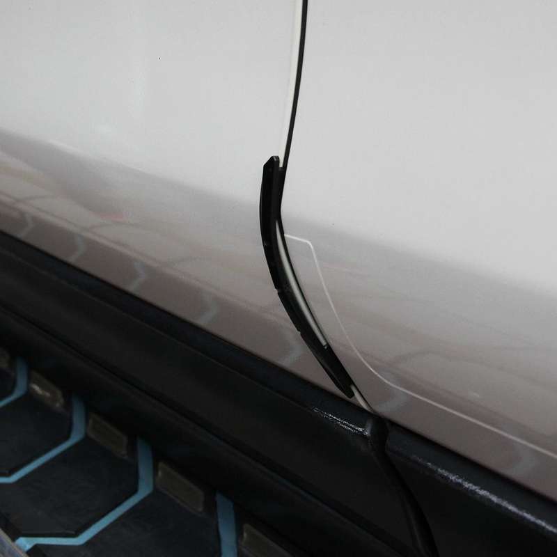 3R 3R-2103 4 PCS Rubber Car Side Door Edge Protection Guards Cover Trims Stickers(Brown)
