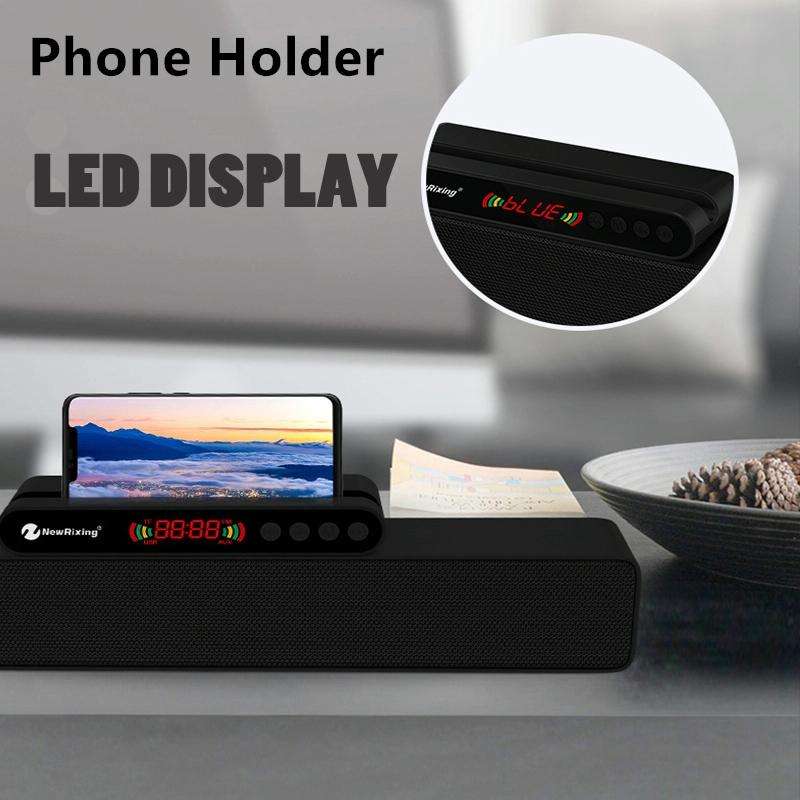 Newrixing NR-5017 LED Bluetooth Portable Speaker TWS Connection Loudspeaker Sound System 10W Ster...