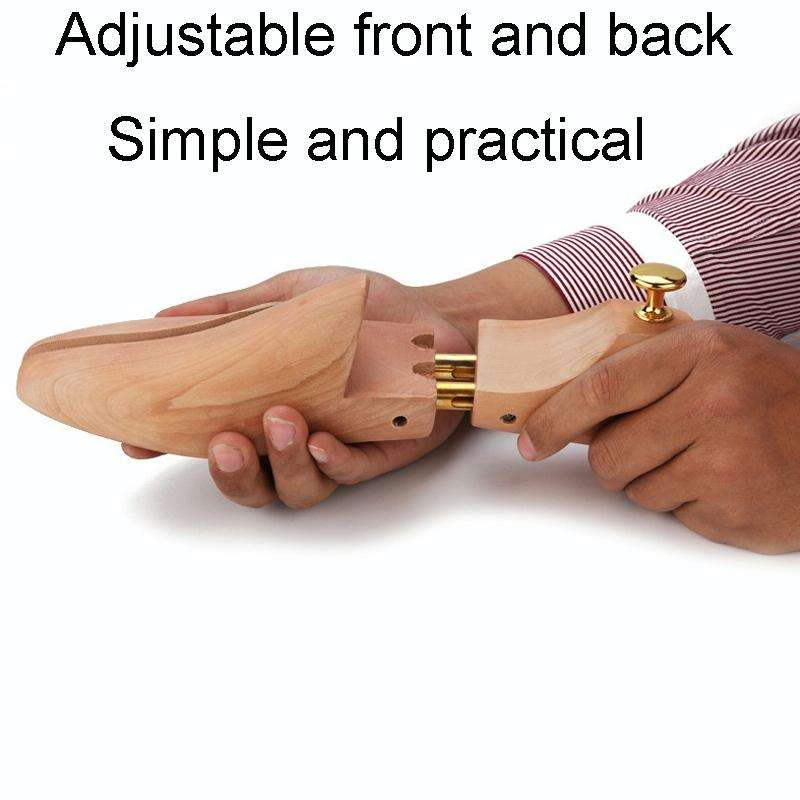 1pair Dutchwood Shoe Stretcher Expander Adjustable Anti-Wrinkle Shoe Last, Size: 41/42