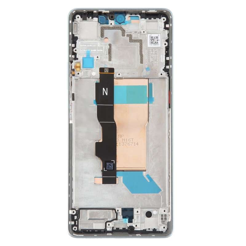 For Xiaomi Poco F5 Original AMOLED Material LCD Screen Digitizer Full Assembly with Frame (Blue)