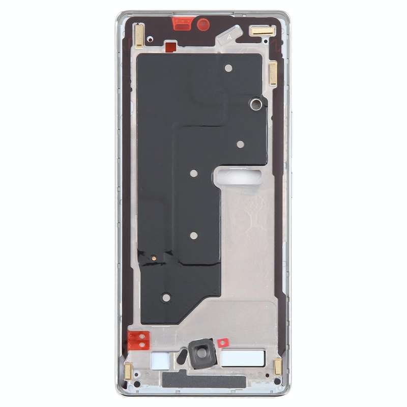 For Honor 80 Front Housing LCD Frame Bezel Plate(Silver)