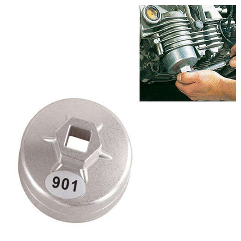 901 65mm 14 Flute Aluminum Oil Filter Wrench Socket Remover Tool for Camry / Nissan Bluebird / To...