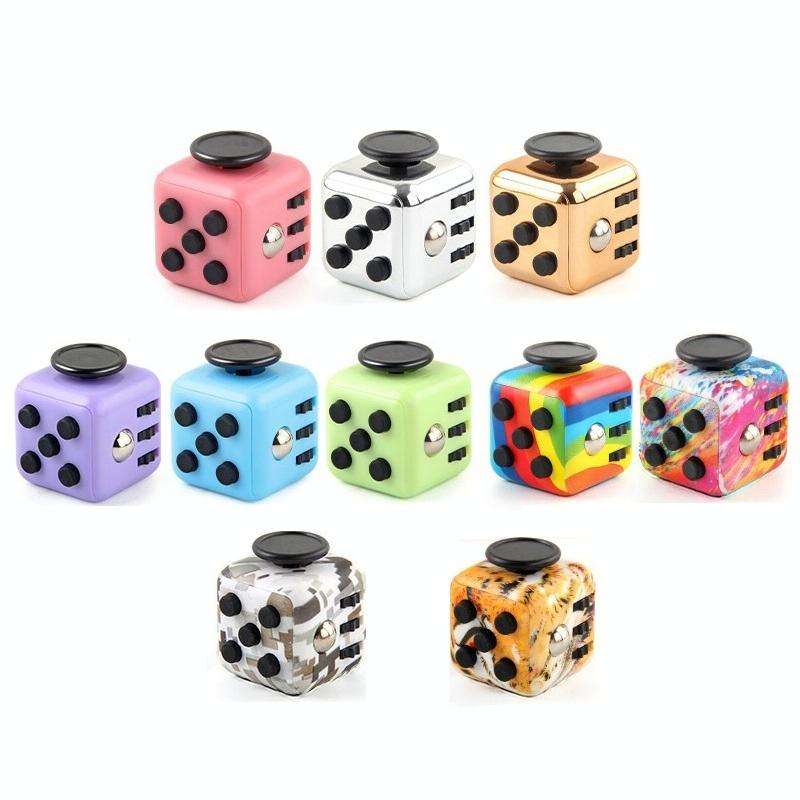 3 PCS Cube Decompression Toys For Adults & Children Unlimited Dice Vent Toys, Colour: Purple