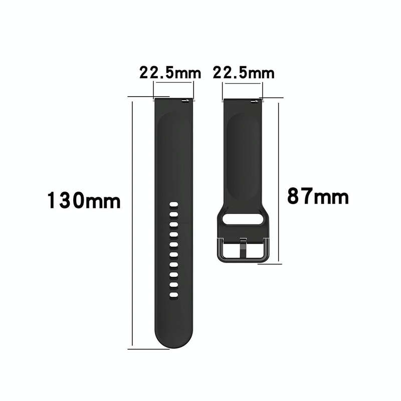 23mm Color Buckle Silicone Wrist Strap Watch Band for Fitbit Versa 2 / Versa / Versa Lite / Blaze...