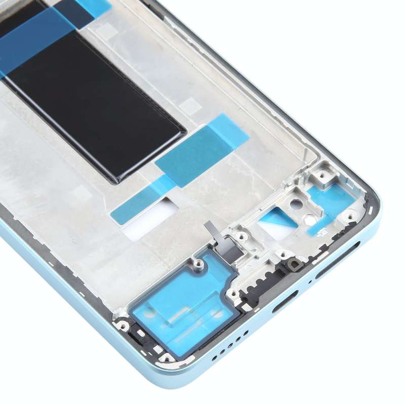 For Xiaomi Redmi Note 13 Pro 5G Original Front Housing LCD Frame Bezel Plate (Blue)