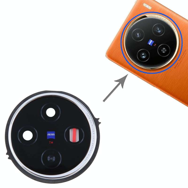 For vivo X100 Original Camera Lens Cover (Silver)