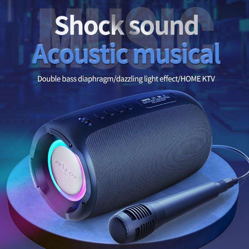 Zealot S61 IPX6 Waterproof Portable Wireless Bluetooth Speaker(Black)