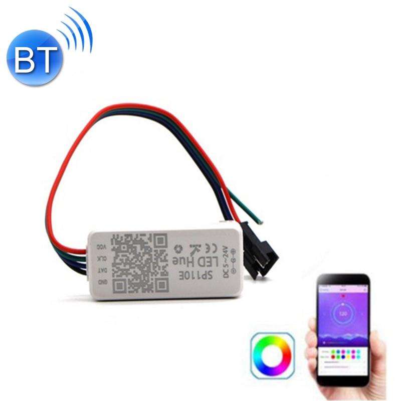 SP110E Bluetooth Pixel light Controller WS2811 WS2812B ws2812 dimmer SK6812 RGB RGBW APA102 WS280...
