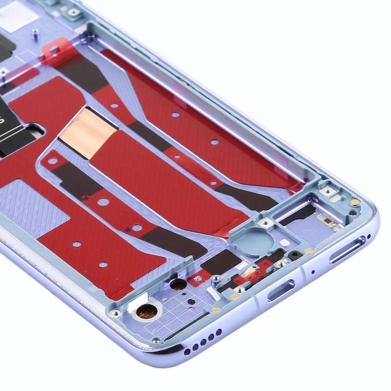 OEM LCD Screen for Huawei Nova 6 5G Digitizer Full Assembly with Frame(Purple)