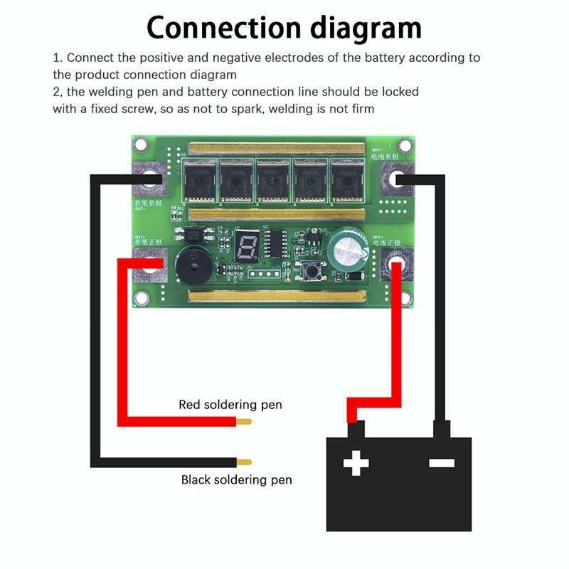 Spot Welding Machine DIY Portable Battery Storage Spot Welding Machine PCB Circuit Board Welding ...