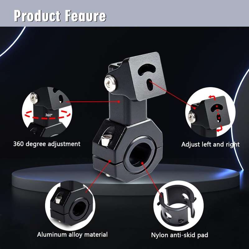 1pcs LT02 Motorcycle Light Universal Bracket